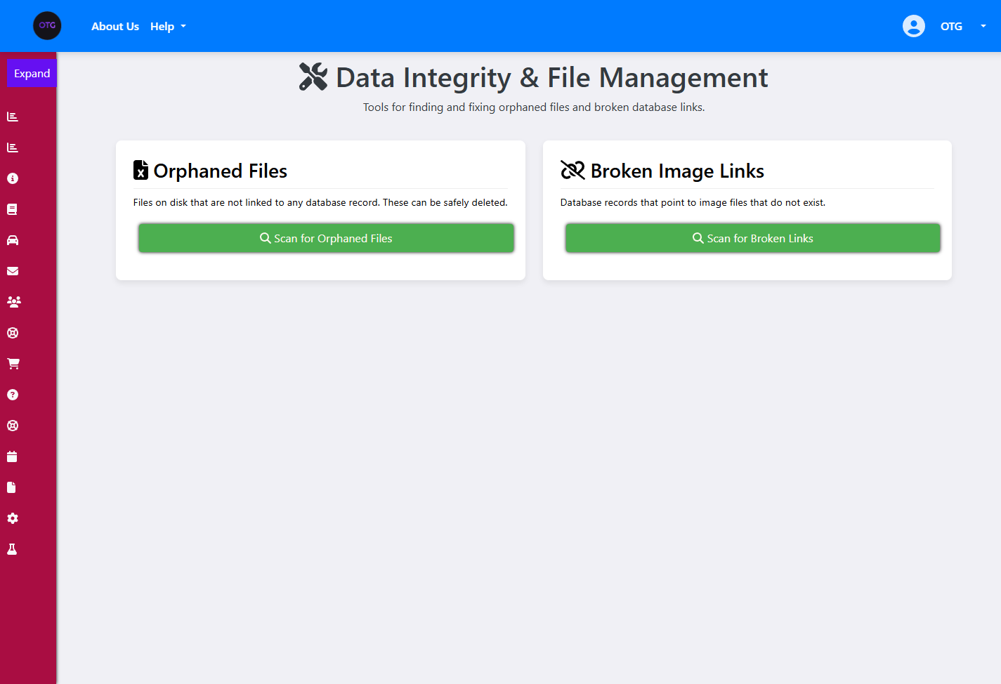 Admin File Management