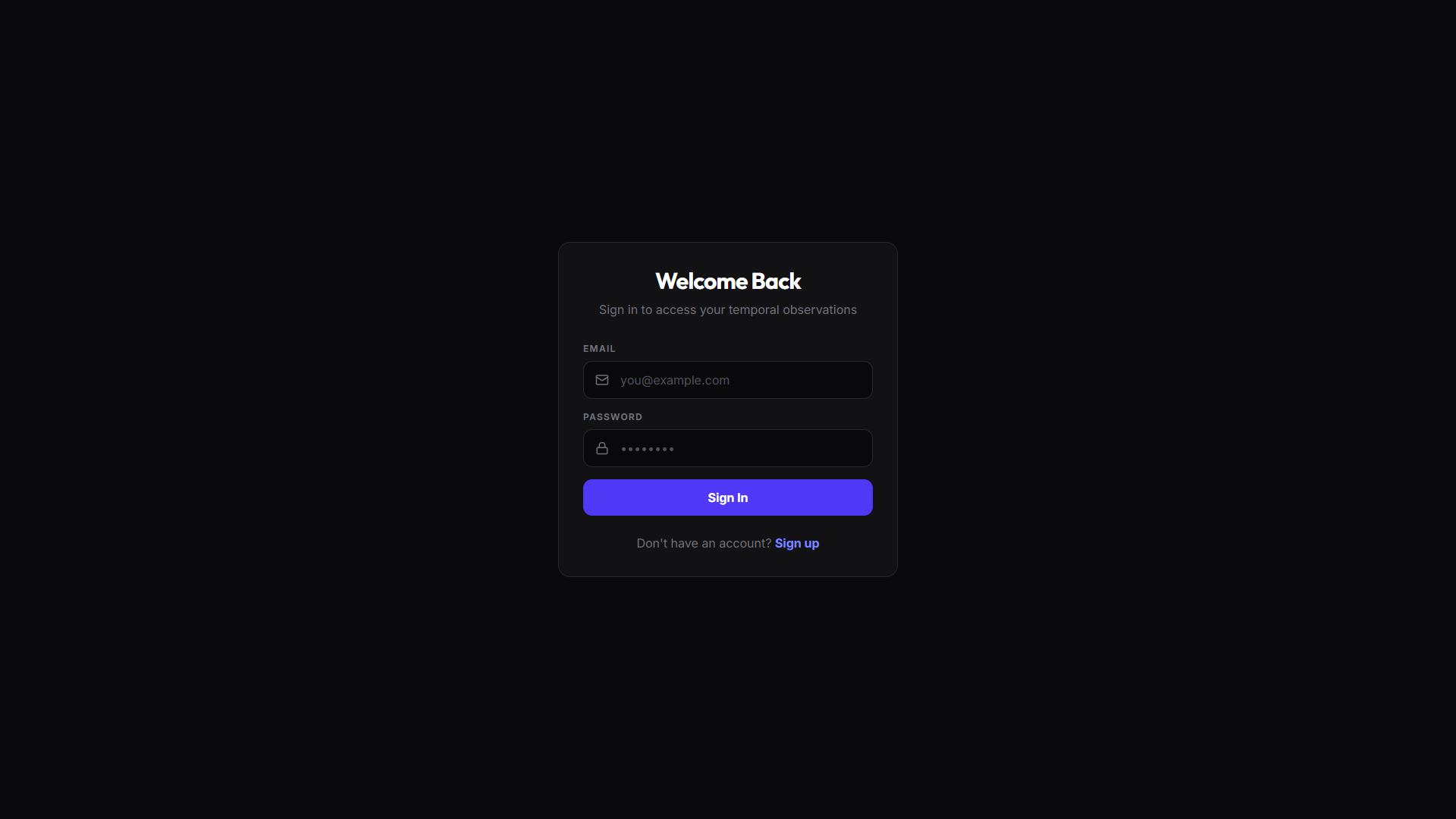 Since login page